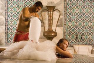 Оздоровительный массаж в Турецкой бане - Хамам