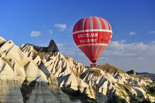 Hot air balloon ride in Cappadocia