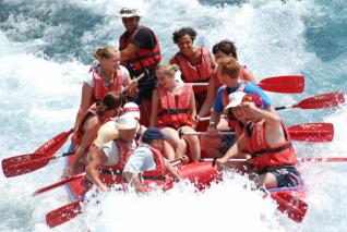 Side: Köprülü Kanyon Köprüçay ırmağında Büyük Rafting heyecanı