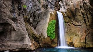 Sapadere Canyon Wasserfälle Tropfsteinhöhle Landschaft Natur